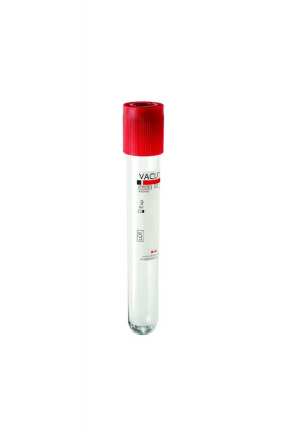 Tubo vacío con gel y activador de coagulación, 13x75 mm. 3,5 ml