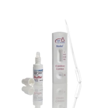 Test Cardiac Combo en sangre, suero o plasma, formato casete