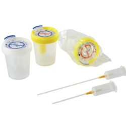 Contenedor toma muestras de orina para tubos de vacío, 120 ml