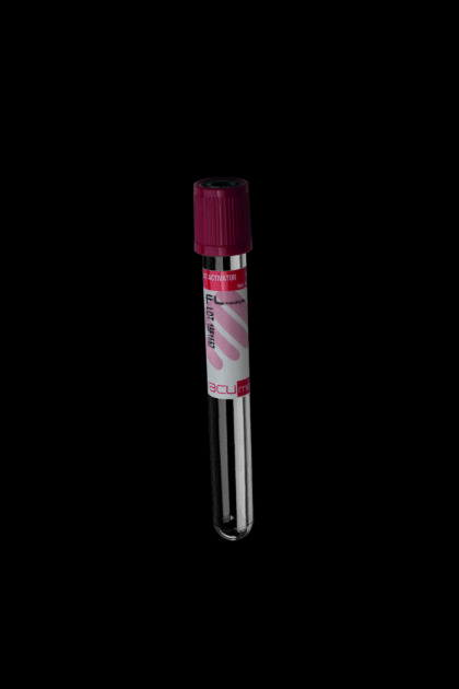 Tubo vacío 6ml con activador de coagulacion 13x100mm