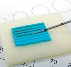 Soporte para cilindros de biopsias obtenidas por FNA BxChip